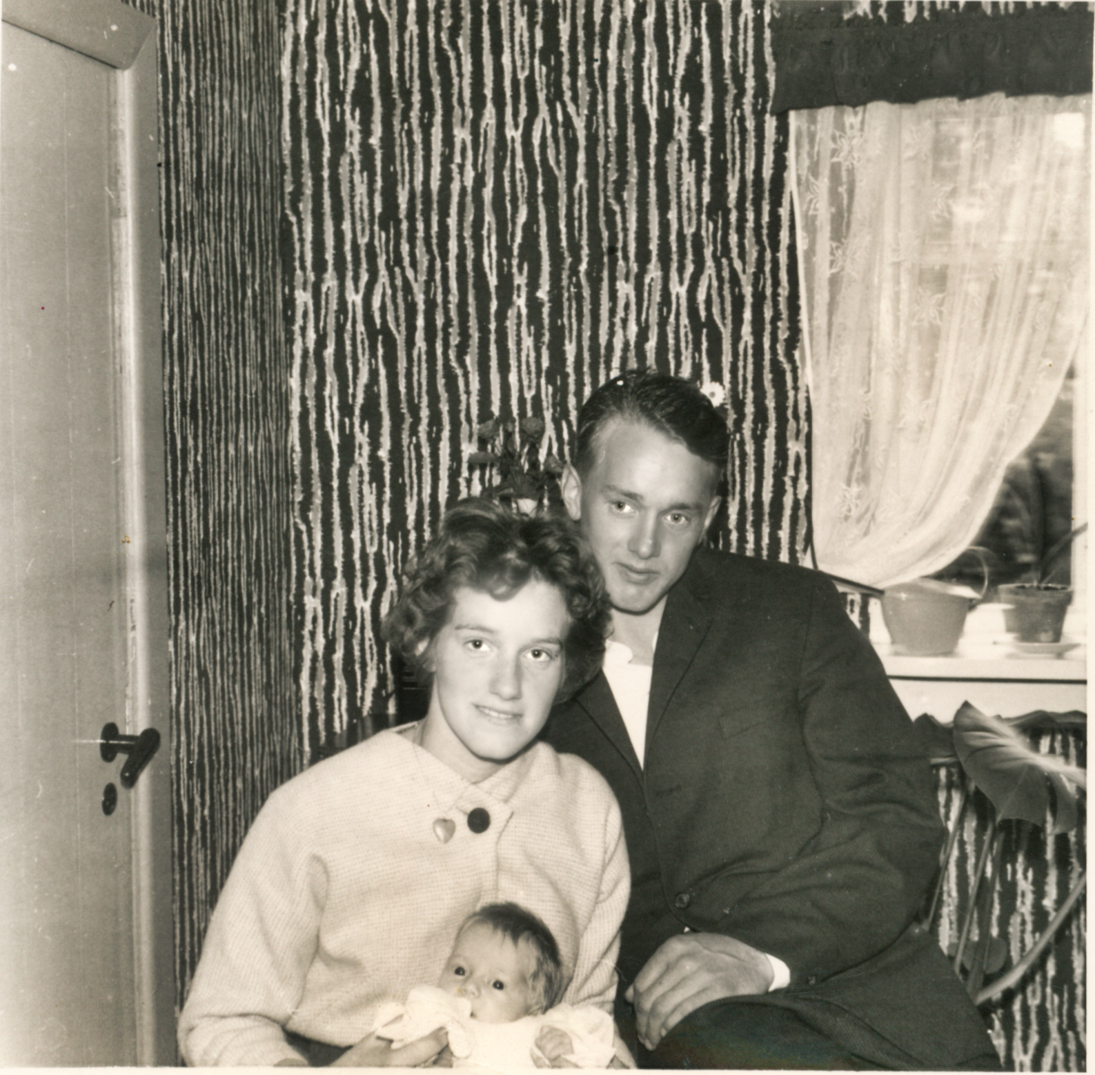 Karen og Ivan med Ove 1960